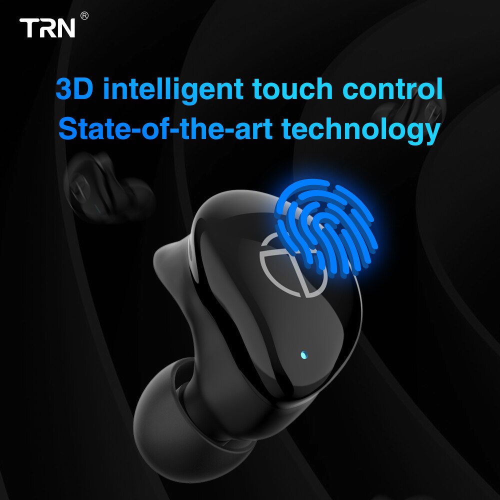 TRN T200 Bluetooth 5,0 inalámbrica Bluetooth auriculares ipx5 Mini HIFI auriculares deportes en la oreja los auriculares O5 X1E X1 O2 E12 MTW100 I8