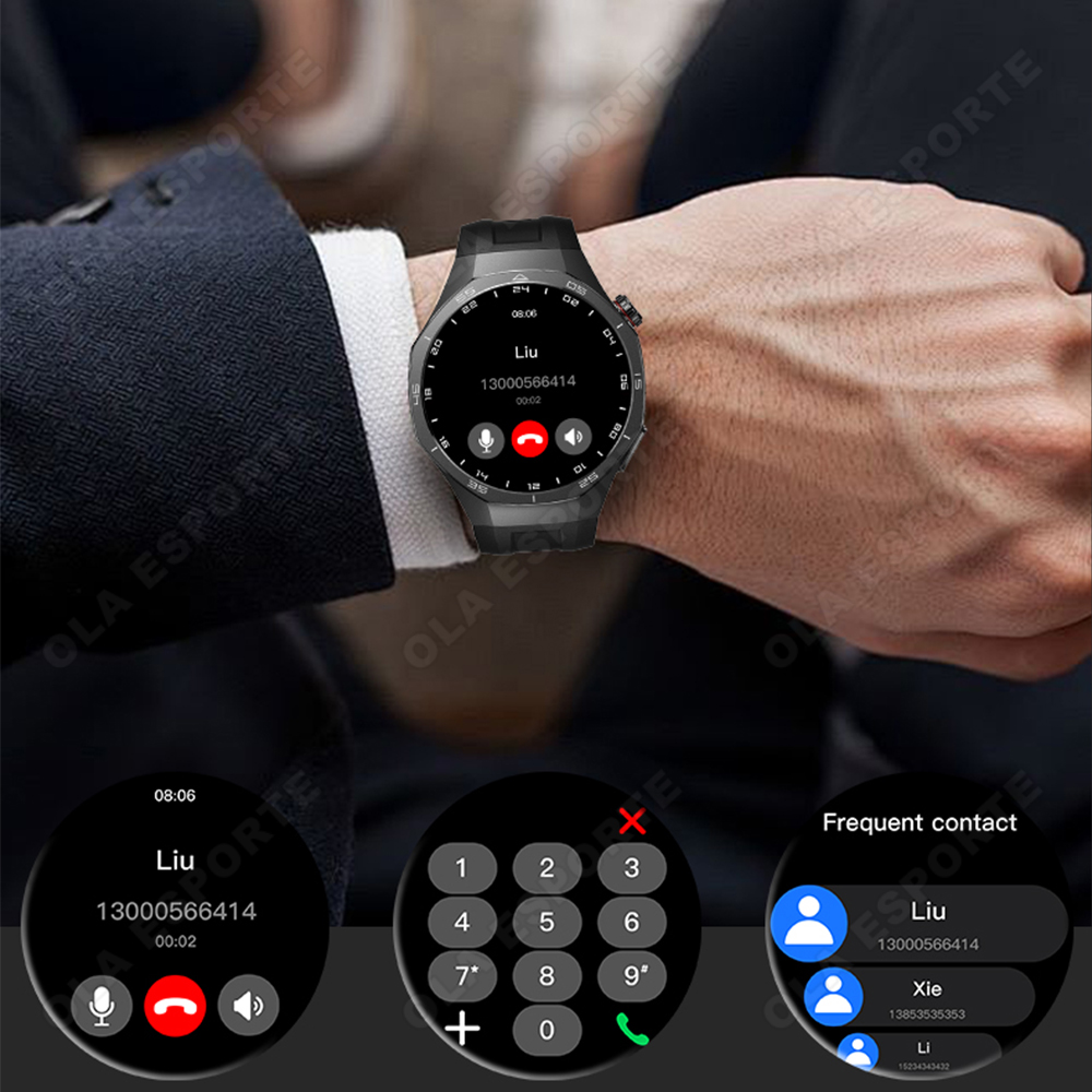Nowy Smartwatch z ekranem HD AMOLED 1.52 cala, robić sportów outdoorowych, wodoodporny 3ATM, monitorowanie tętna, przypomnienia o informacjach, SmartWatch HW12