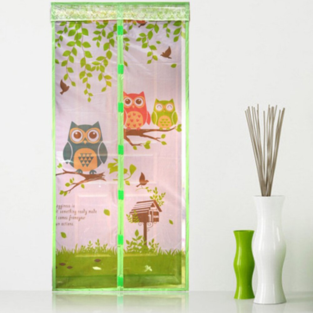 Cortina magnética antimosquitos de 4 colores, cortina de puerta de tul, pantalla de cierre automático para puerta, red de malla de verano 90/100x210cm20