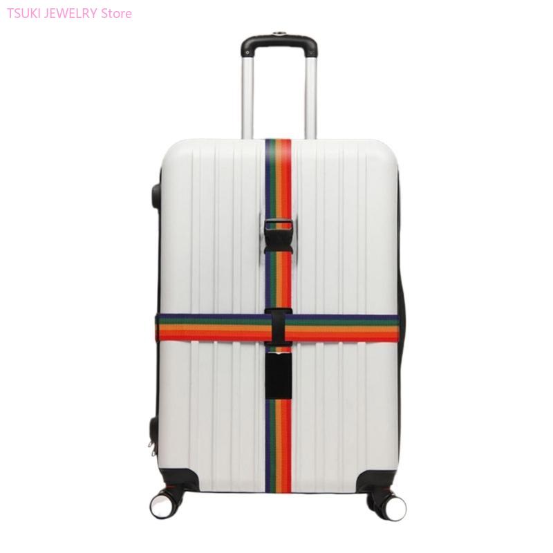 62ke bagageremmar praktisk packrem med snabbspänne resväskbälte: Rosa guld