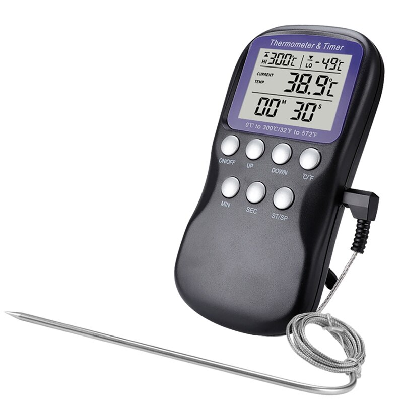 Touchscreen Color LCD Display Food Thermometer Instant Read Meat Thermometer For Kitchen,Oven,Food Cooking