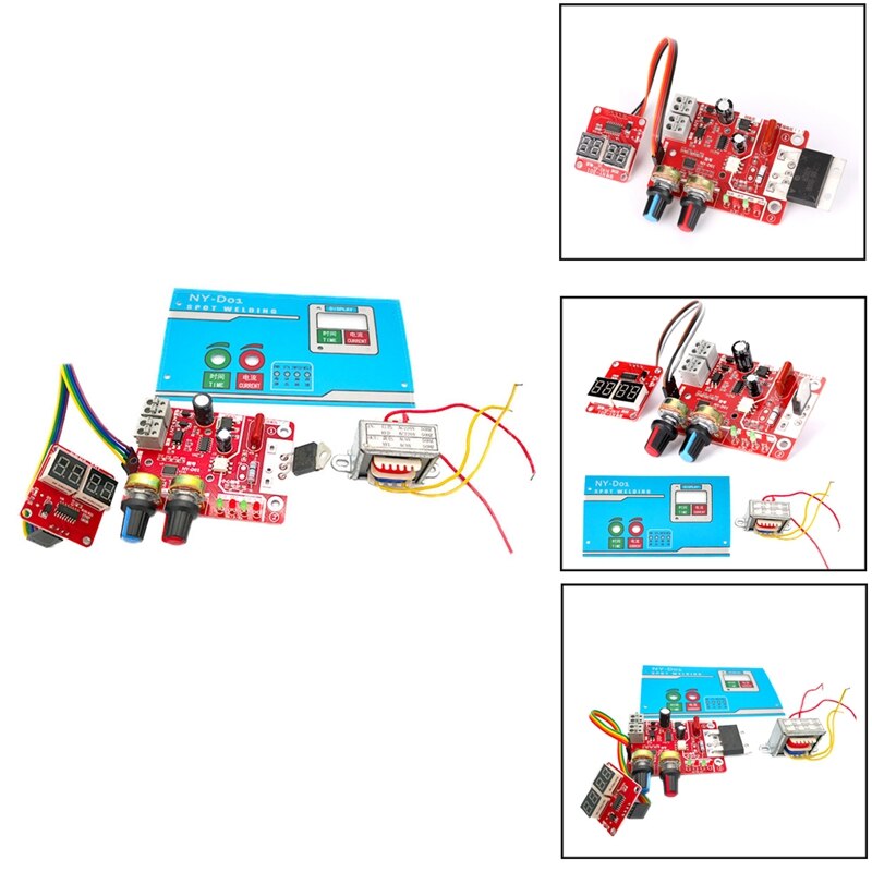 Spot Welding Machine Adjustable DIY Controller Panel Time And Current Control Function