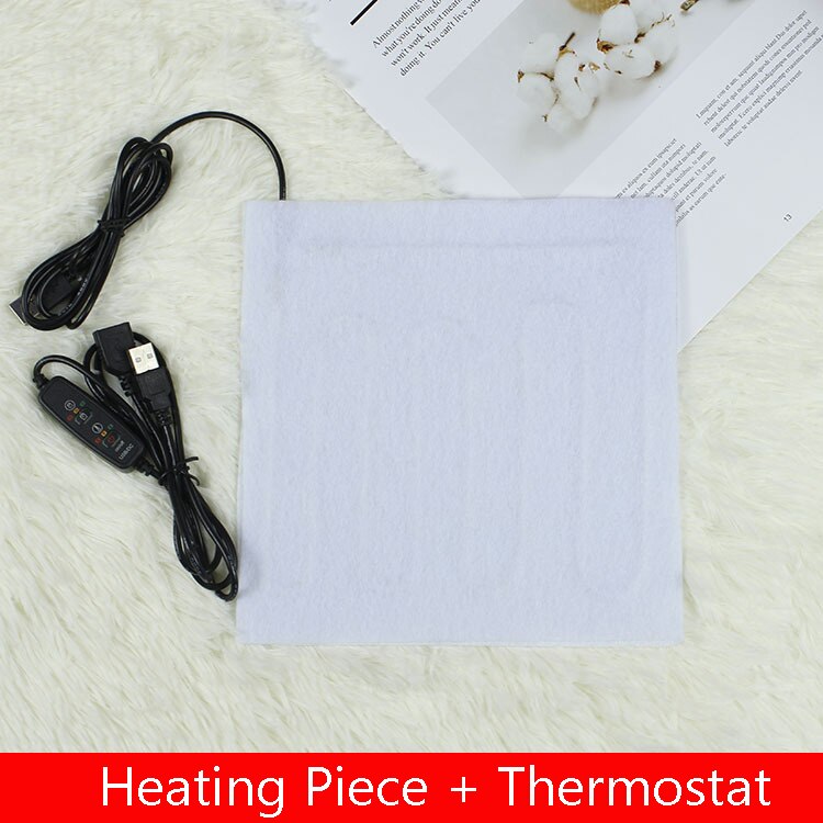 Built-in USB Electric Foot Warmer Heater Timer Function Safe Start Foot Warmer Foot Heating Pad: HT