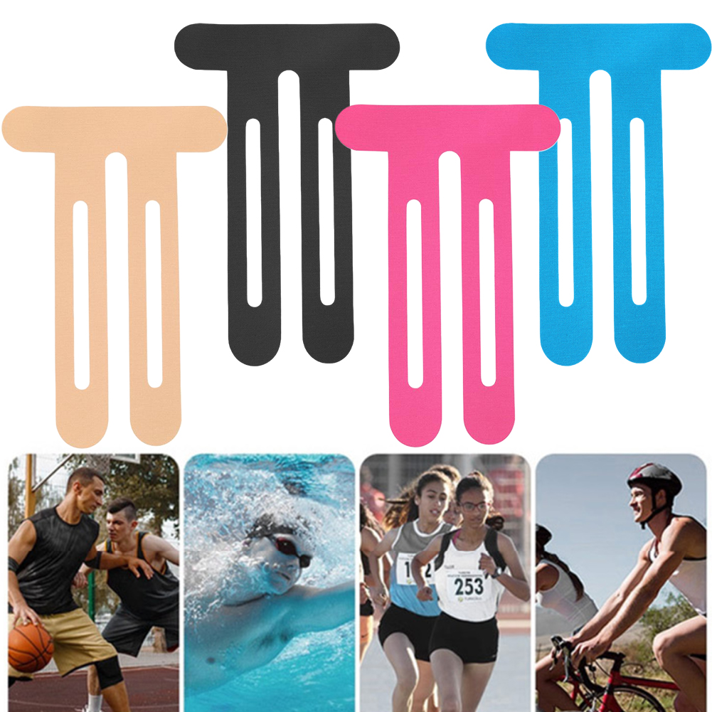 5 stuks voorgesneden kinesiologie tape elastische knie atletische tape sportbescherming patches voor kniesteun en stabiliteit