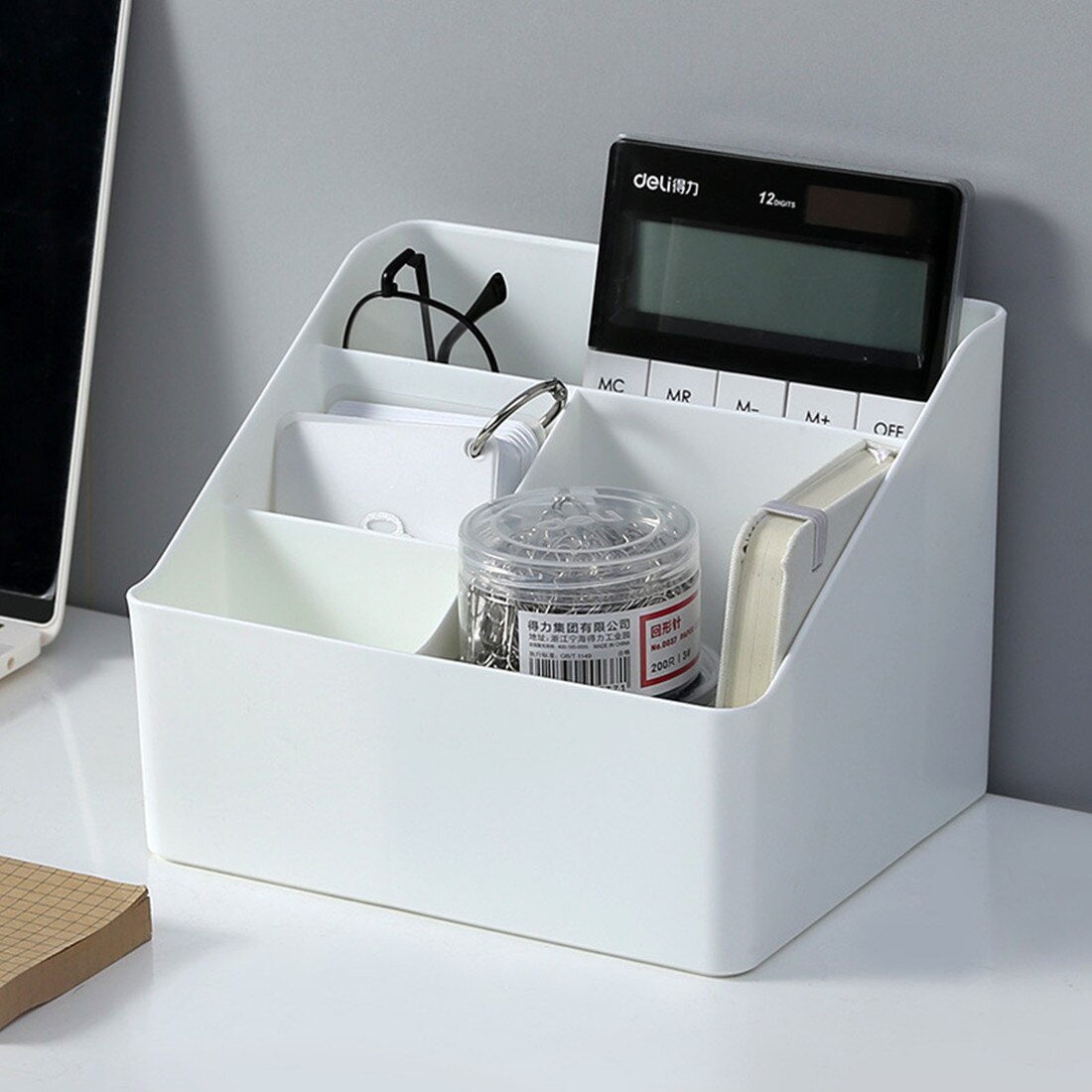 Kosmetisk opbevaringsboks skrivebordsrum opbevaringsboks rum makeup organizer