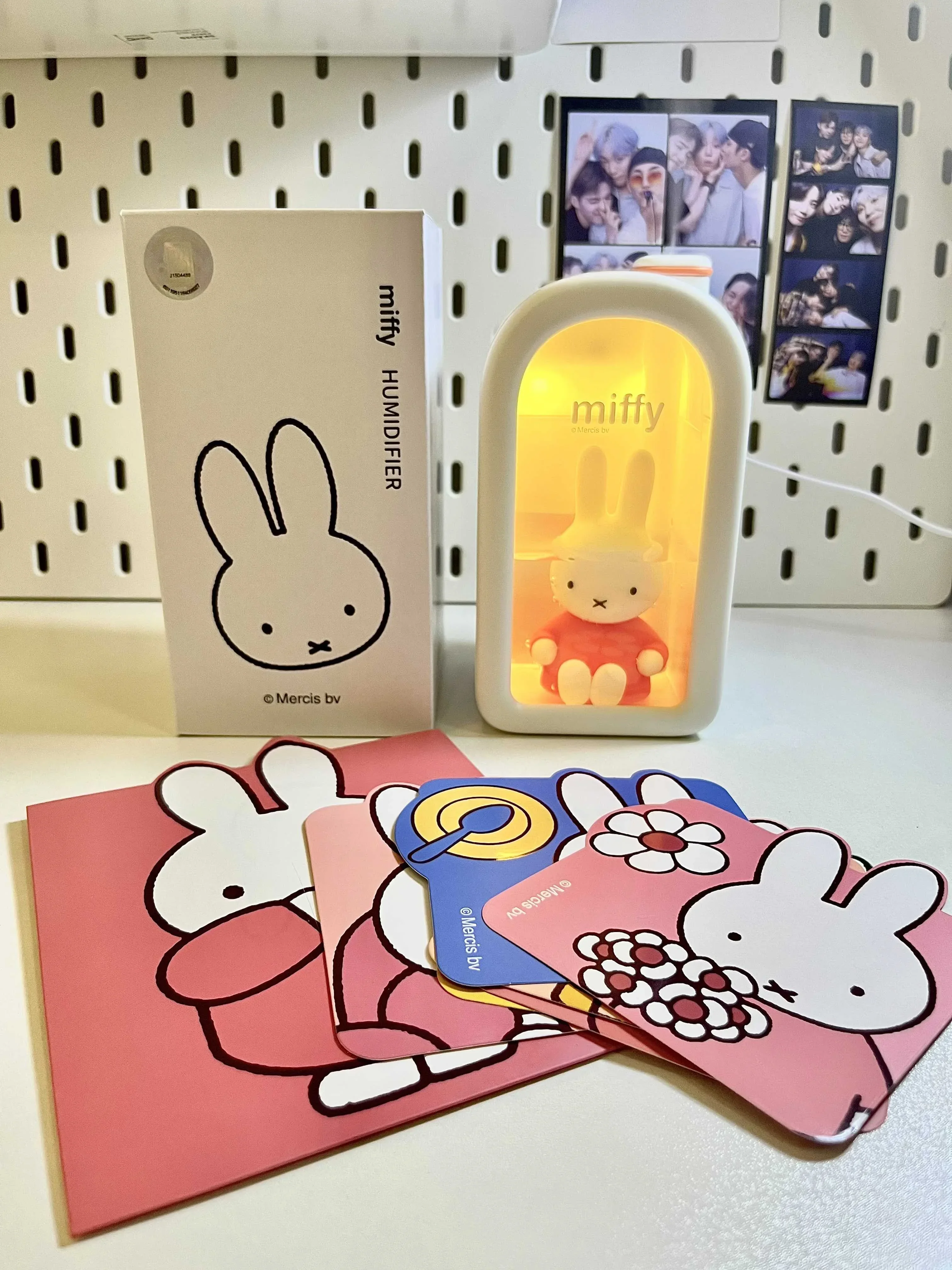 Miffy X MIPOW 380ML Cool Mist Humidifier Cute with Night Light USB Portable Air Humidifier Bedroom Home