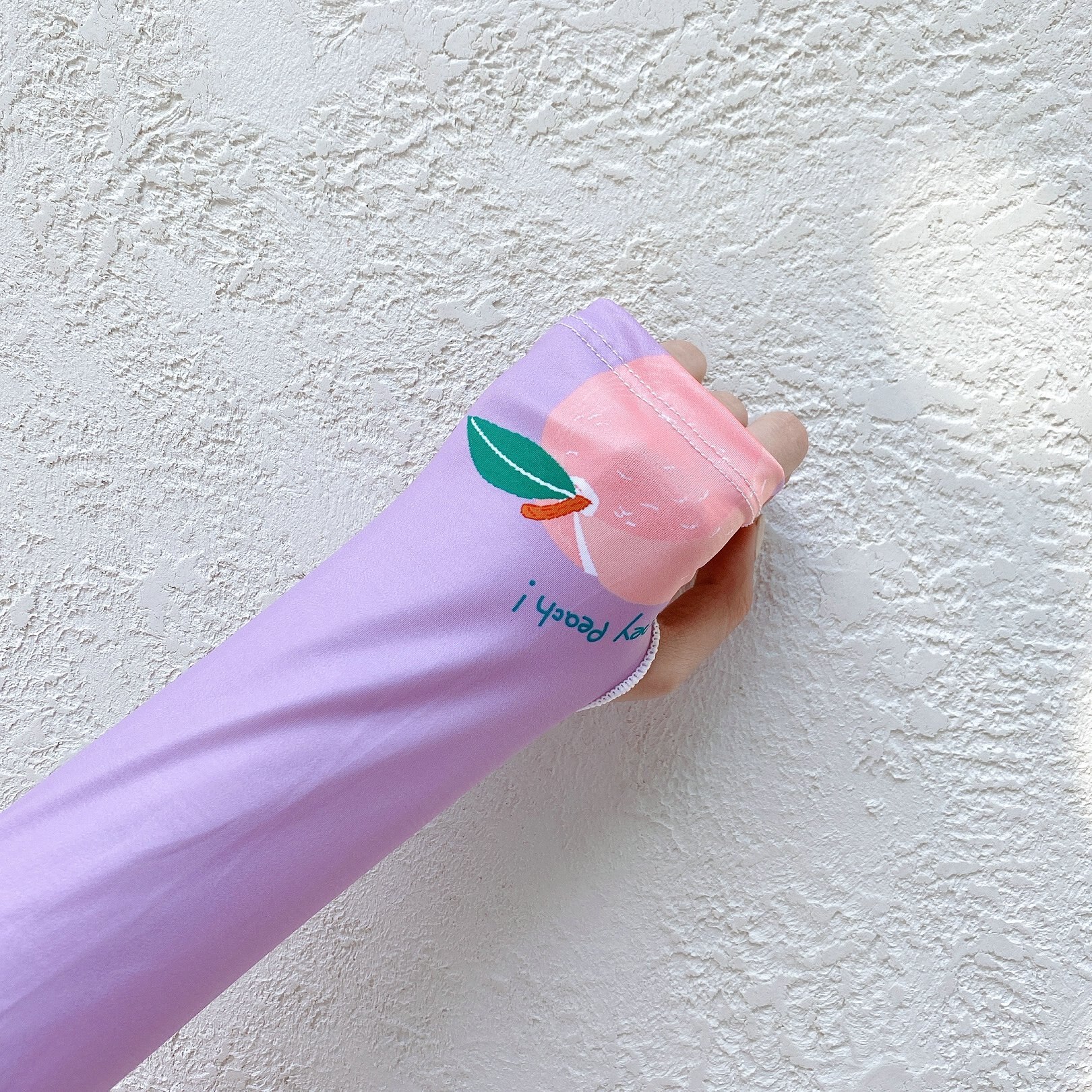 2 Stuks = 1 Pairs Koreaanse Stijl Leuke Fruit Perzik Oversleeves Alle-Match Zon Bescherming Uv Zon bescherming Arm Mouwen