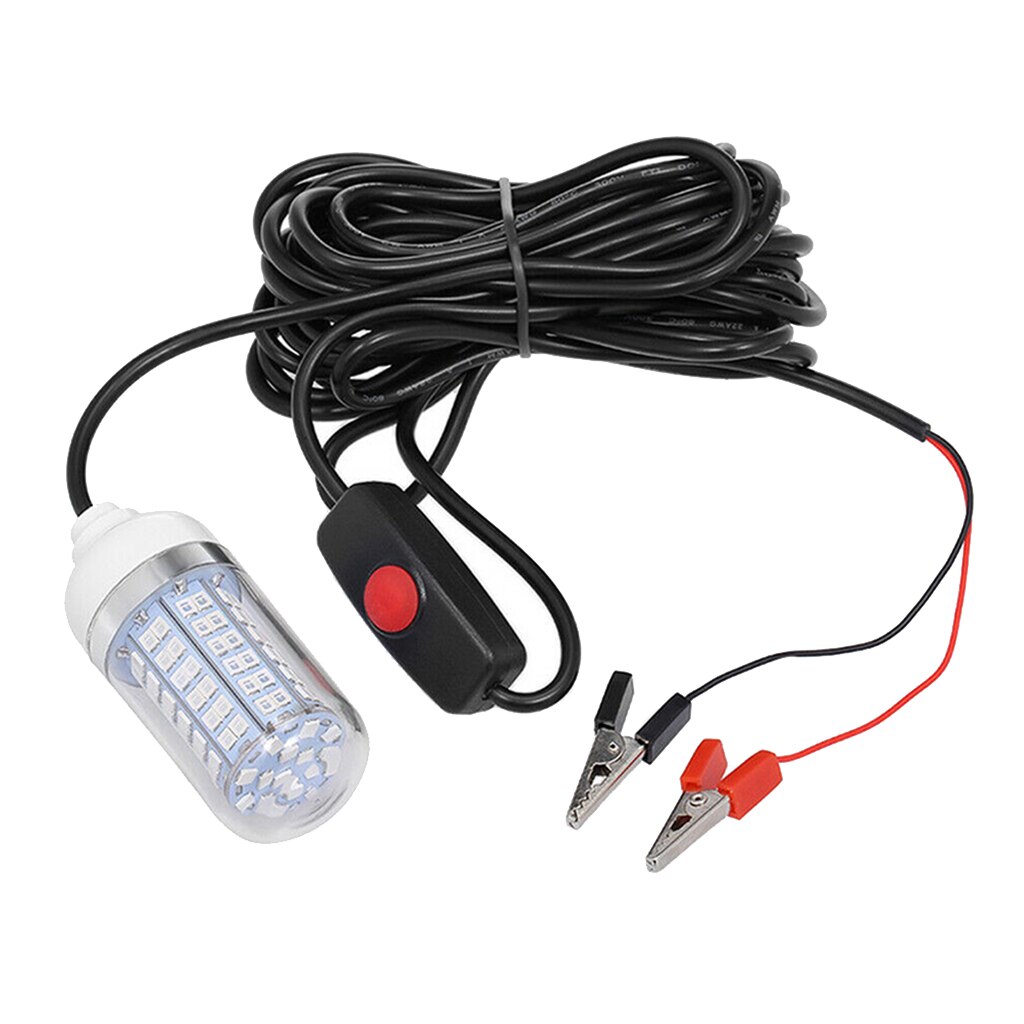 Vissen Lichten 12V Led 15W Groene Verlichting IP68 Waterdichte Onderwater Verzamelen Lichten Trekken Garnalen Inktvis Krill Lampen