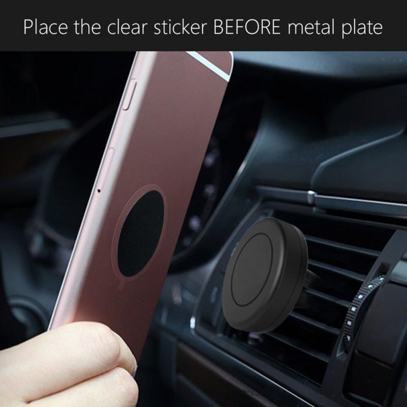8pcs/set Metal Plates Sticker for Smartphones Tablets GPS Devices Replace For Magnetic Car Mount Magnet Phone Holder #25