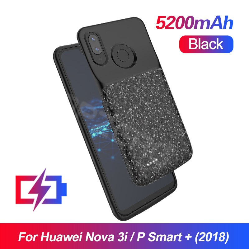 Cassa di batteria Per Huawei Honor 8x 9x 10lite 20pro Ultralight Powerbank Per Il Caso di Huawei Compagno di 20pro Nova 3i 4e p20lite P30pro Y7: For nova 3i