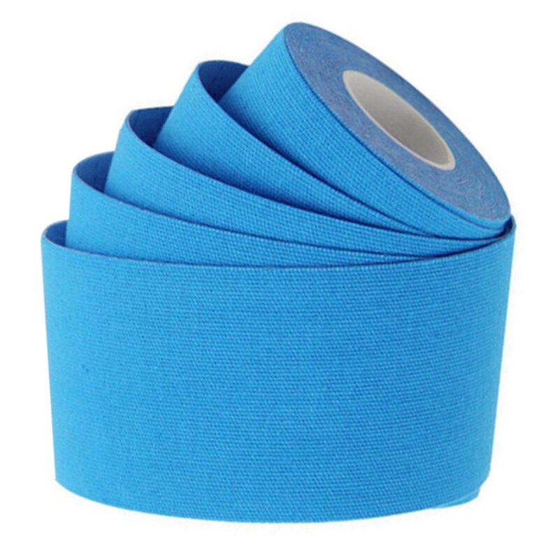Bande athlétique de kinésiologie de Sport-bande de blessure de Sport pour le genou, l'articulation, le soutien musculaire-bande de bande cinétique adhésive: Sky Blue