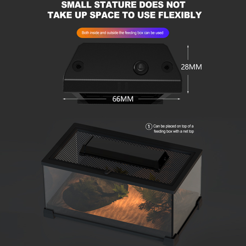 UVA + UVB Reptile spectre complet UVB LED lumières tortues lézards bain de soleil lampe thermique 4 W/8 W Reptiles luminaire Vivarium éclairage