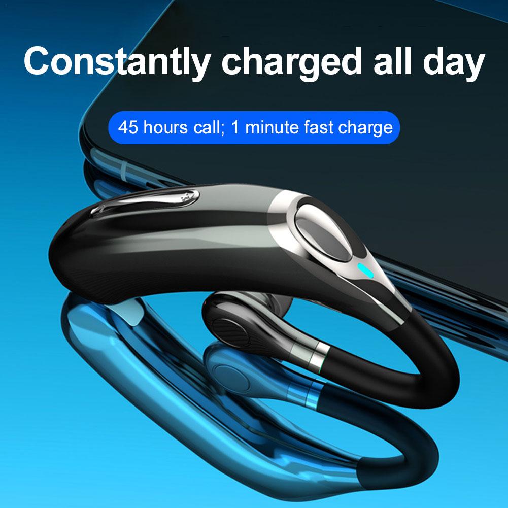 Draadloze oordopjes  m50 slimme bluetooth oordopjes oorhaak lange standby sport oordopjes handsfree volumeregeling