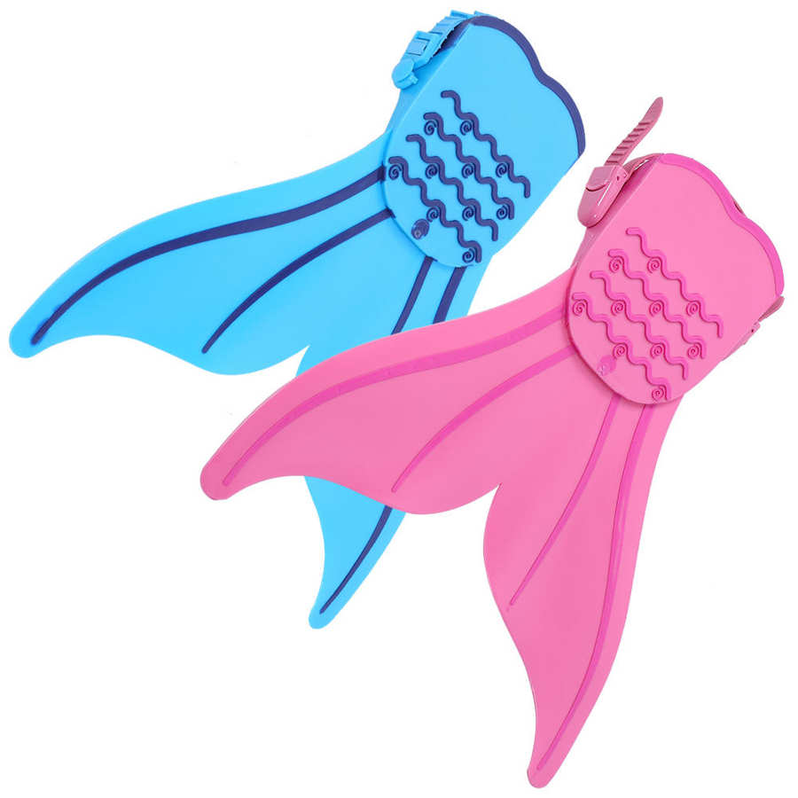 Kids Swimming Fins Children Training Flipper Mermaid Swim Fin Swimming Foot Flipper Diving Feet Tail For Children Water Sport