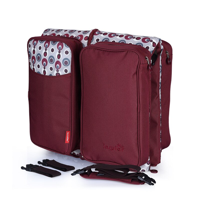 LOOZYKIT multifunctionele Draagbare Vouwen Baby Reizen Wieg Bed Twee Behulp Mummie Verpakking Zak Voor Pasgeborenen Buitenshuis Baby Carry cot