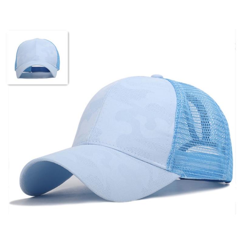 Ich bin freien Sport Baseball Kappe leer oben Sonne Hütte Pferdeschwanz Tarnung Polo Stil Hütte Einstellbar Männer Frauen Kappen Hüfte hüpfen Hütte: type1