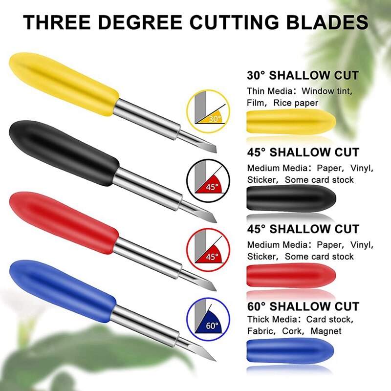 Cutting Blades For Cricut Explore Air/Air 2 Maker Cutting Blades Fine Point Blade Tool For Vinyl Fabric Cutting Machine