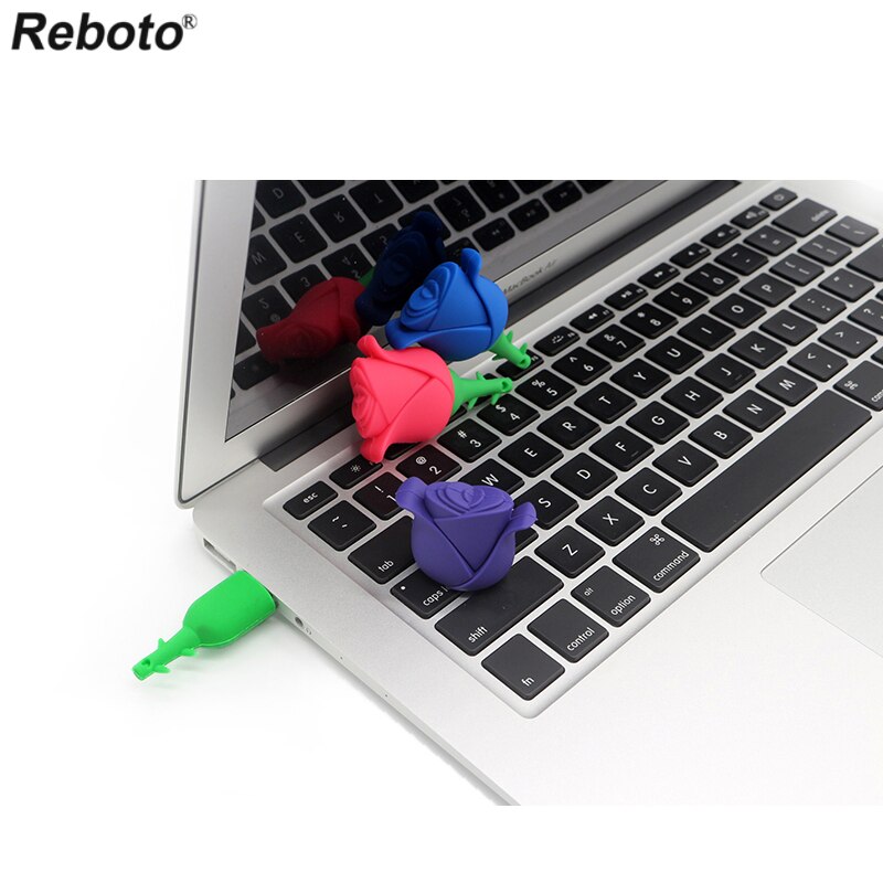 Memoria usb flash drive Rosa gb 8gb 16gb pendrive hermosa flor usb stick pen drive 32gb 64 gb g USB de Memoria flash usb