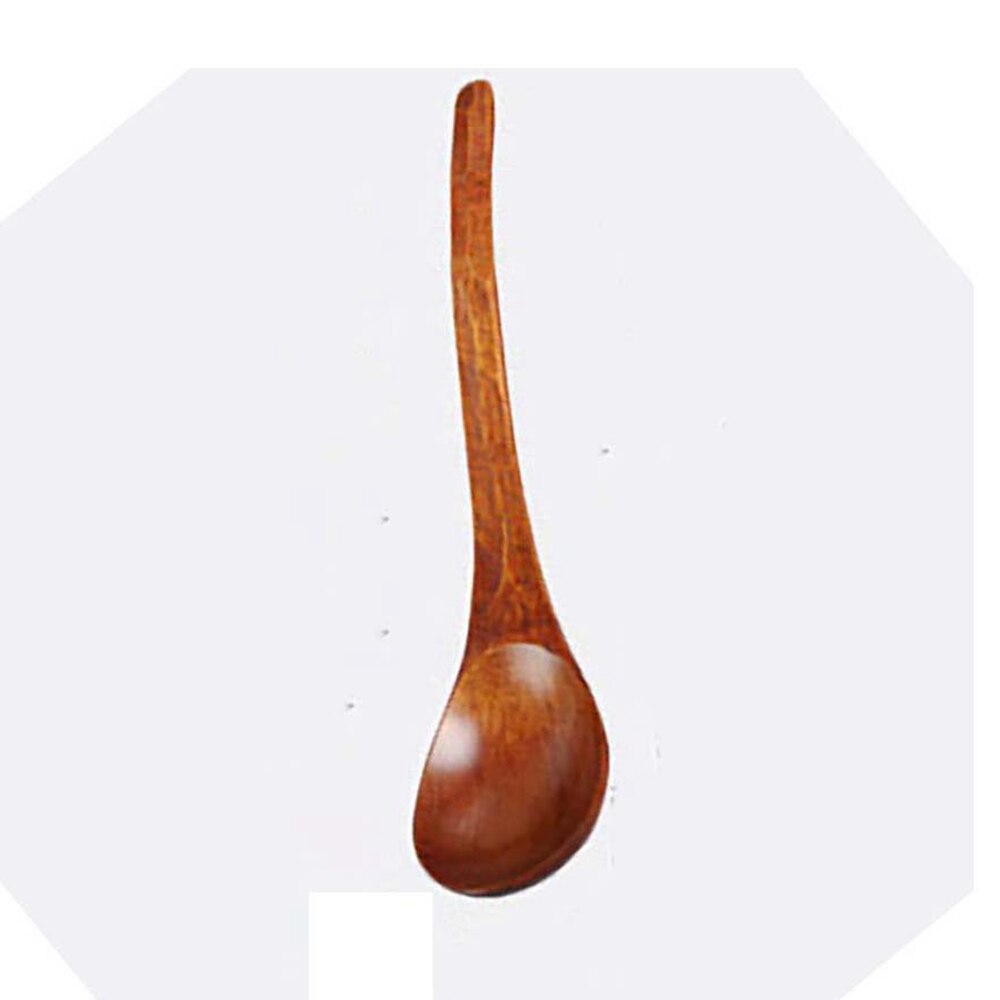 1/2/4PCS Wooden Spoon Turtle Shell Texture Durable Safe Practical Cooking Soup Pot Spoon Utensil for Restaurant: 1pc