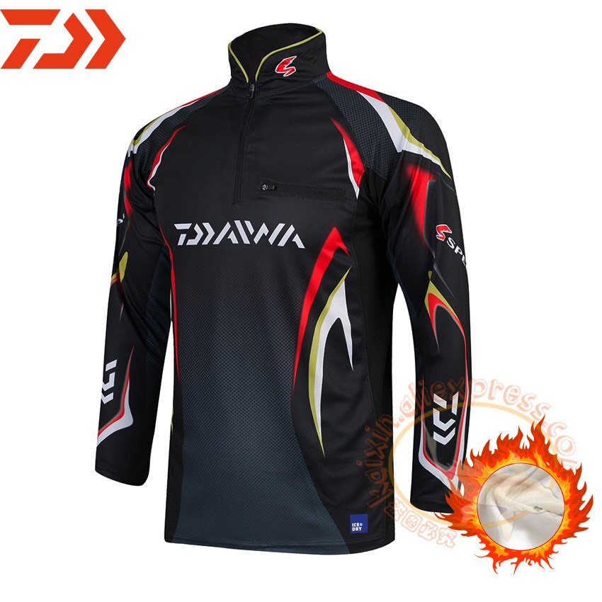 Dawai Outdoor Sport Hooded Vis Shirt Lange Mouwen Anti-Uv Ademende Vissen Kleding Vissen Keep Warm Sweatshirts Plus Size: L / WHITE