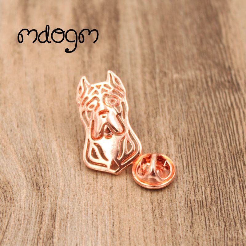 Mdogm Stock Corso Broschen Und Stifte Anzug Nette Schmuck Lustige Metall Kleine Vater Kragen Abzeichen Für Männliche Männer B078: Rose Gold