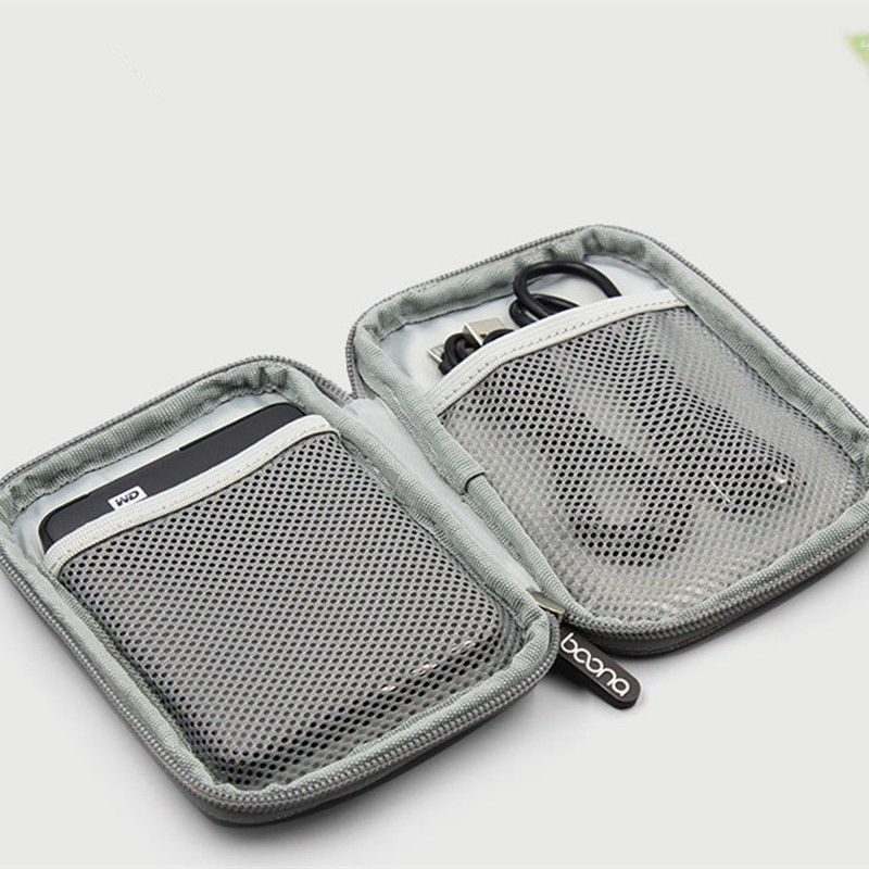 Travel Digital Case Electronics Accessories Bags USB Drive Charger Cable Organizer Storage Pouch Case Portable Insert Case: D