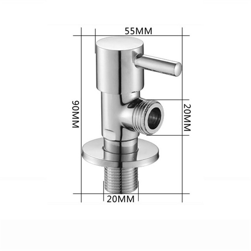 1/2 Inch Angle Valve Faucet Brass Water Heater Angle Filling Valves /Cold Valve Water Faucets Bathroom Kitchen Accessories