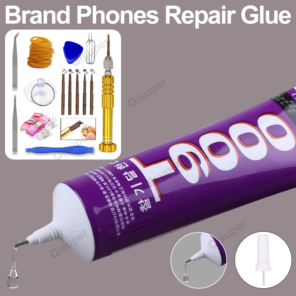 Cell Phone Repair Glue LCD Electronics Frame Display Epoxy Adhesive Touch Screen Headphone Speaker Rubber Edge Sealant Tools Kit
