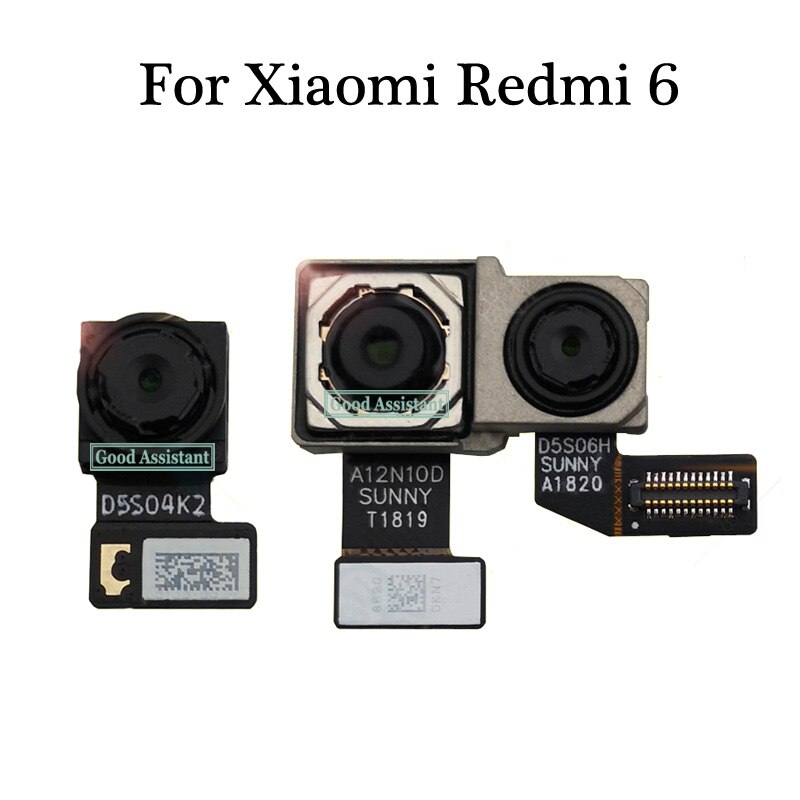 Voor Xiaomi Redmi 6 Terug Belangrijkste Rear Big camera Kleine Front Camera flex kabel Lint