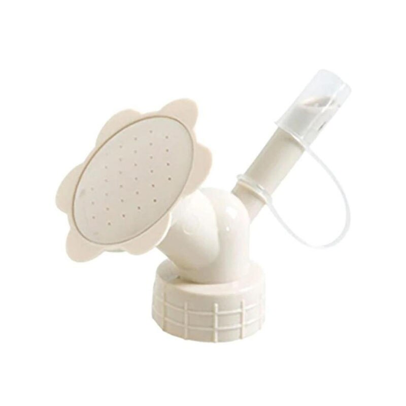 Fles Top Drenken Tuin Plant Sprinkler Water Zaad Zaailingen Irrigatie Water Kan Top Waterers Zaailing Irrigatie Apparatuur: 1 PCS off white