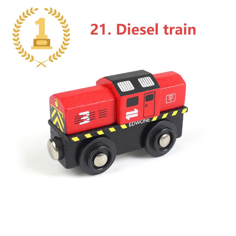 Legno Magnetico Treno Aereo di Legno Ferroviario Elicottero Auto Accessori Camion Giocattolo Per I Bambini Si Adattano In Legno nuovo Biro Tracce Regali: 21