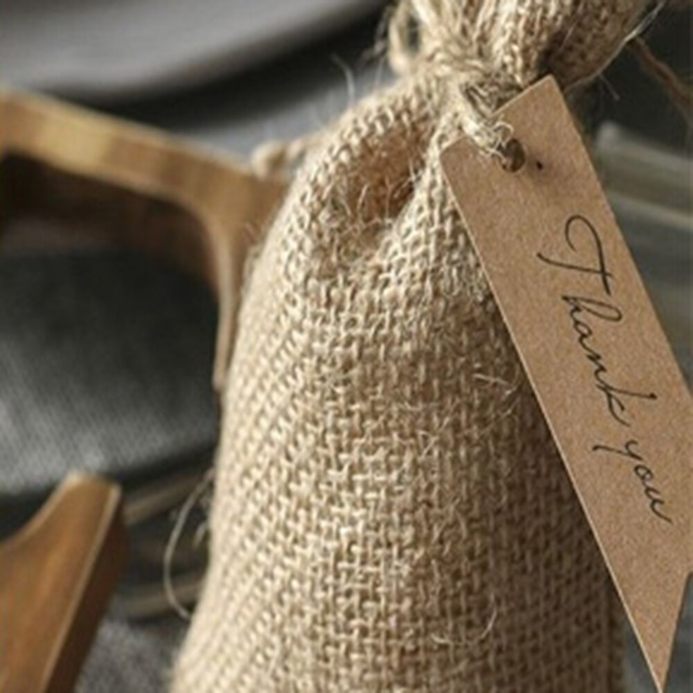 Etiquettes suspendues faites à la main | Étiquettes Kraft de remerciement pour mariage/bonbons/produits de bébé, 100 pièces/lot