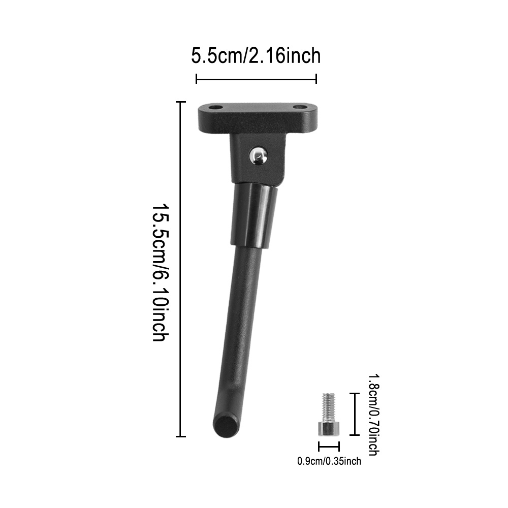 Uitgebreide voetsteun voor Xiaomi M365 Pro elektrische scooter 10 inch band zijparkeerstandaard standaard steunbeugel accessoires
