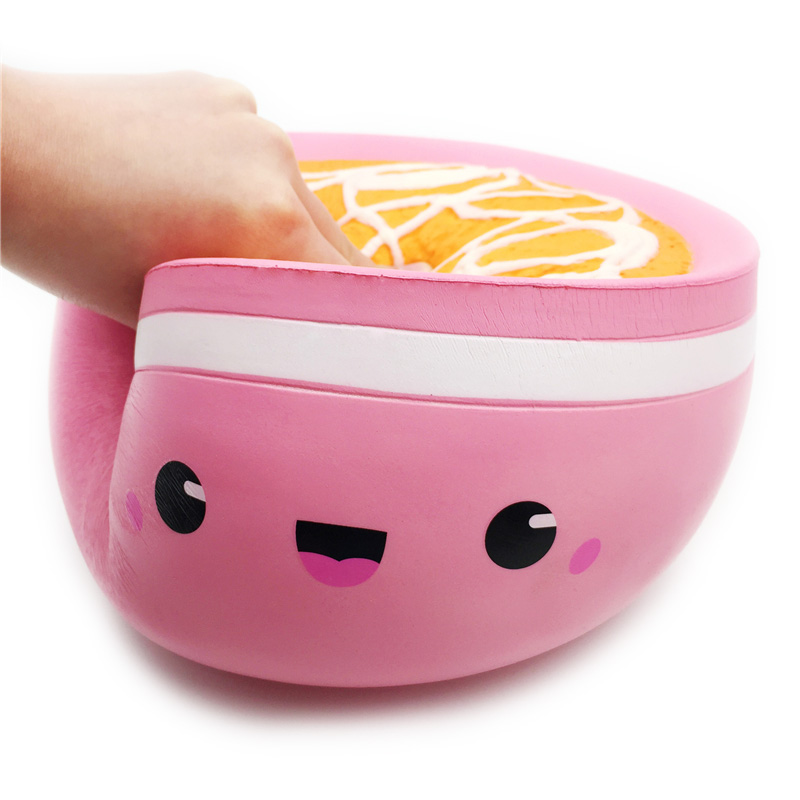 Best Giant Squishy Strawberry Cake Hamburger Hotdog Bowl Food Squishies Home Furnishings Pretend Play Toy