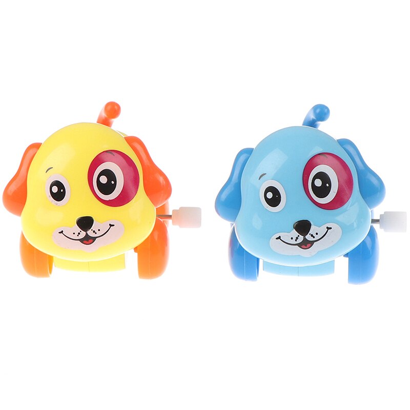 1 PC 8*6*6.5cm Funny Kids Baby Toys Cartoon Animal Dog Wind Up Toys Clockwork Educational Toys