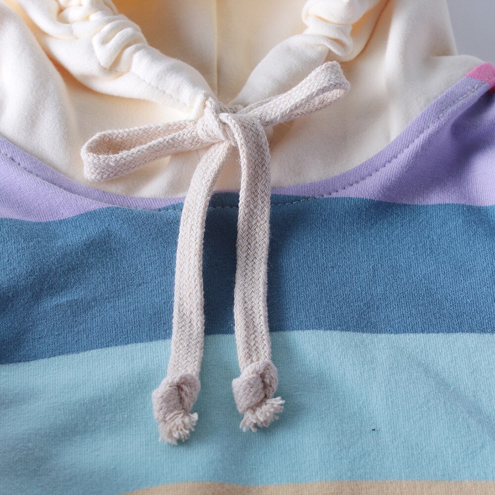 0-3T arc-en-ciel bébé filles Biys combinaison à capuche infantile filles body à manches longues body bébé filles vêtements