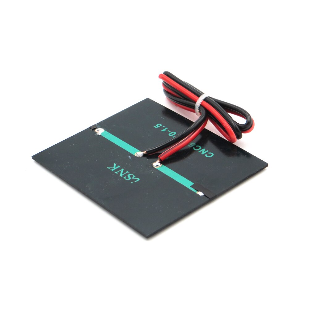 10pcs 1.5 V 300mA extend wire Solar Panel Polycrystalline Silicon DIY Battery Charger Small Mini Solar Cell cable toy