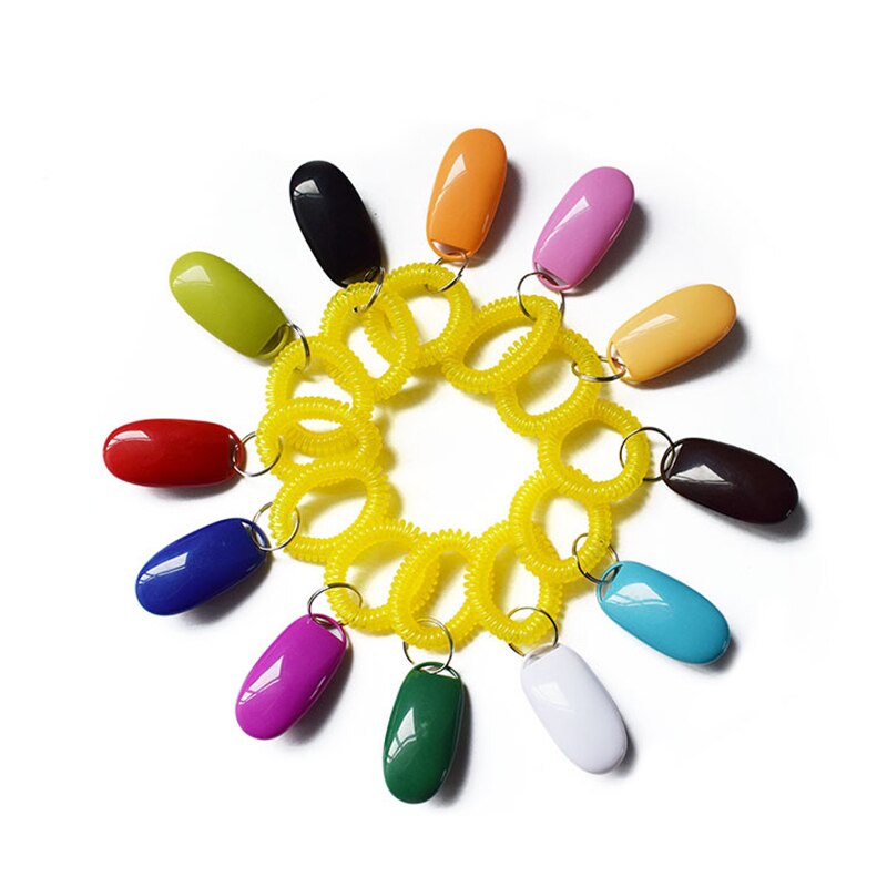 Training clickers Universal Animal Pet Training Clicker Obedience Strap Light Weight