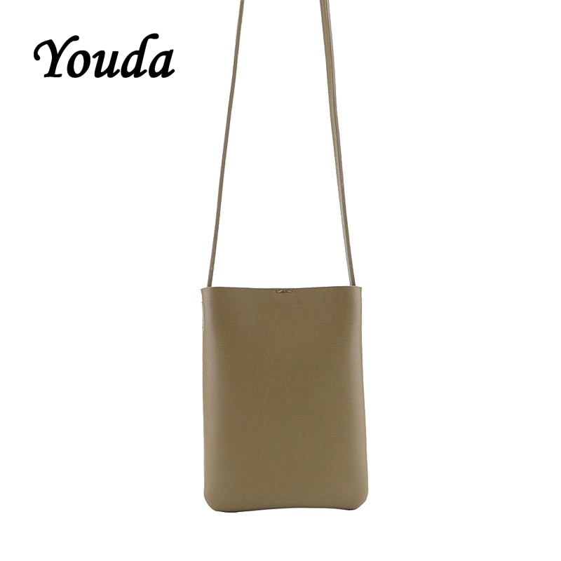 Youda – sac à bandoulière en matériau PU, pochette pour téléphone Portable, Style classique, Simple, pour filles