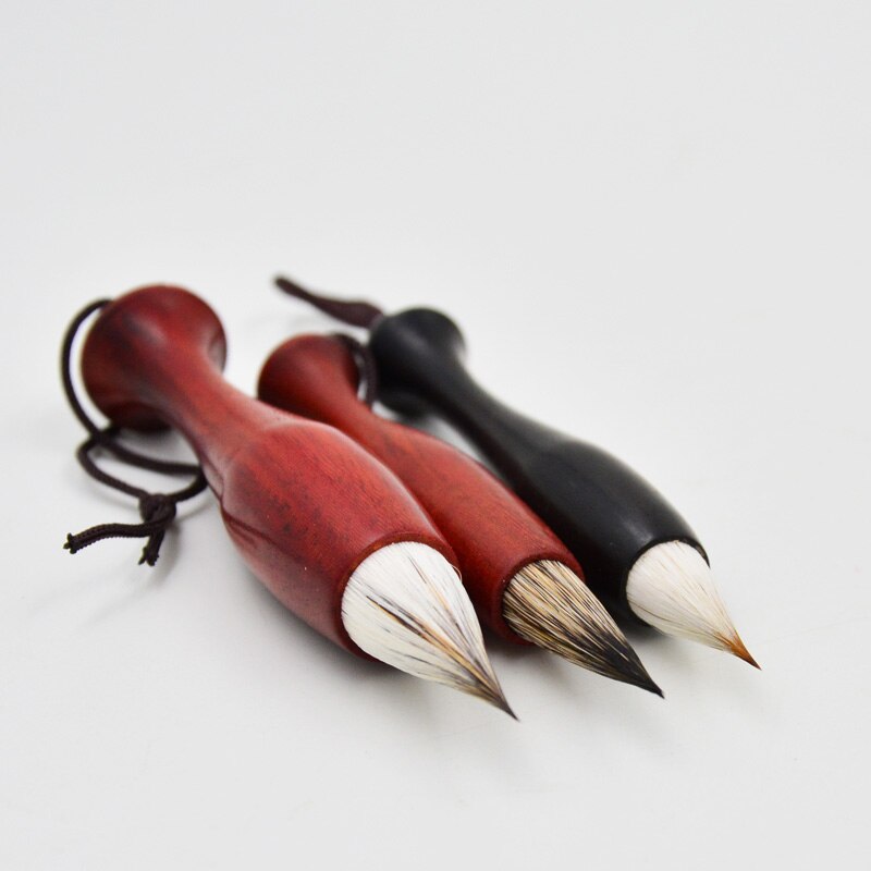 Ancient Chinese Calligraphy Brush Pen Luxurious Rabbit Hair Chicken Spacing Pen Copy Scriptures Chinese Writing Painting Brushes