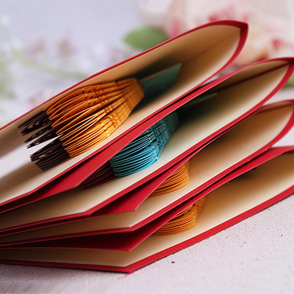 Peacock 3D Pop Up Paper Greeting Card Festival Birthday Christmas