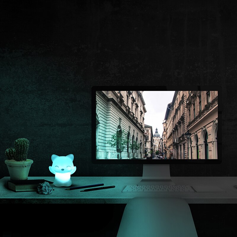 Dozzlor Led Novelty Night Strange Animal Shape Children's Table Lights Sleeping Light Decor Lamps