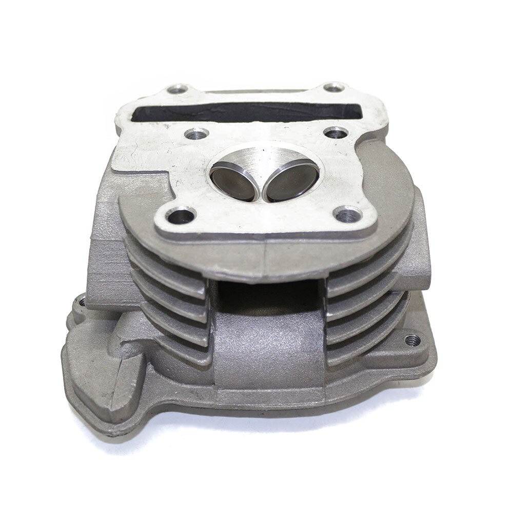 Motorcycle four stroke cylinder head assembly 50CC air-cooled cylinder head assembly for Moped Scooter 50cc GY6 Engine