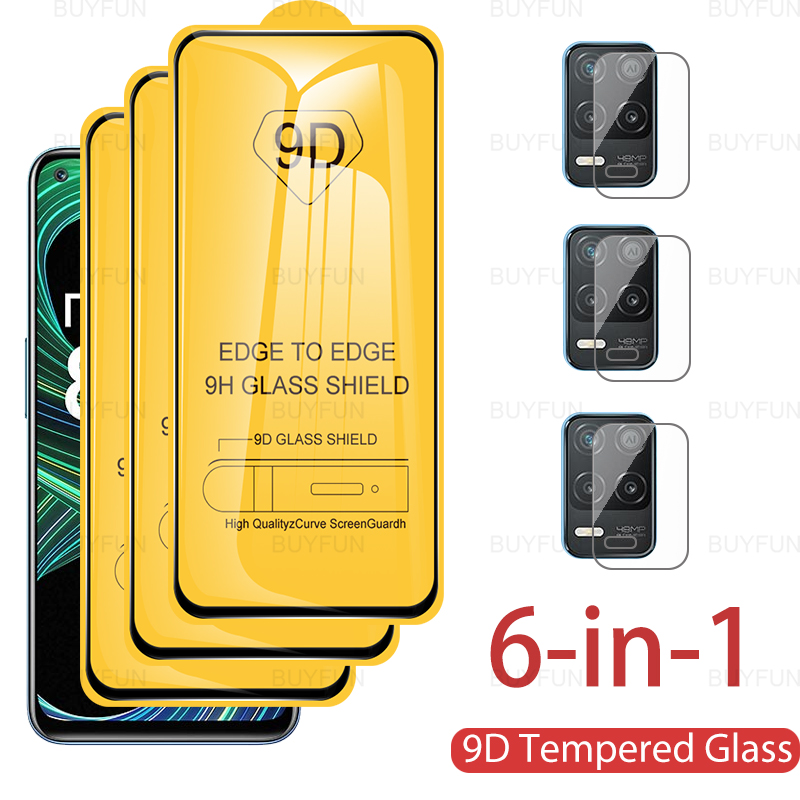 9D Beschermende Glas Voor Realme 8 5G 6.5 &#39;&#39;RMX3241 6in1 Screen Protectors Voor Oppo Realme 8 Realmy 8 pro 8pro Gepantserde Film Cover: For Realme 8 5G