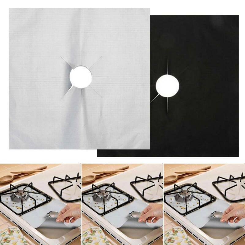 Reusable Gas Hob Protector Non Stick Stove Range Liner Top Gas Hob Cooker Cover