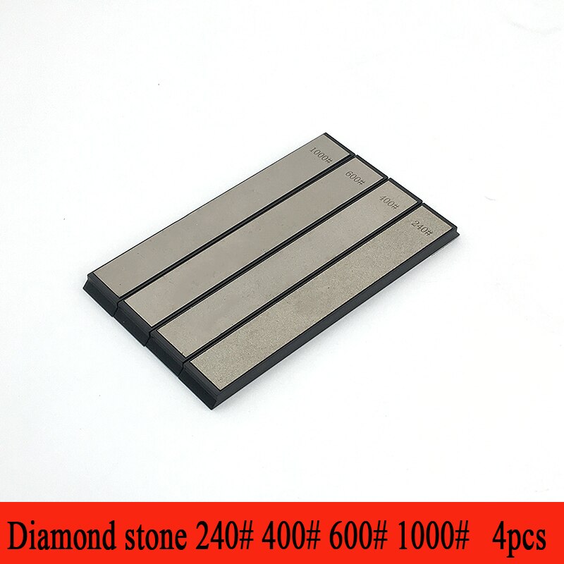 Diamant schärfen stein schleifstein Küche bar messer spitzer Schere Razor Whetstone Poliert leder anspitzer: 240 400 600 1000