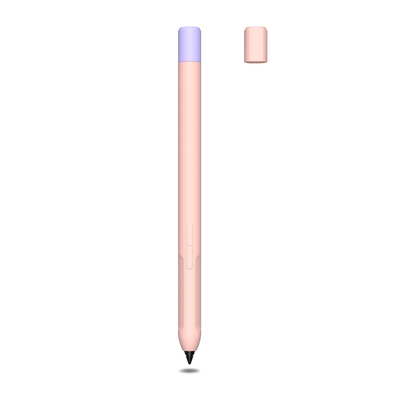 Colorful Soft Silicone For Xiao Mi Pencil Protective Case Compatible With Tablet Touch Pen Stylus Protective Sleeve Cover: Pink
