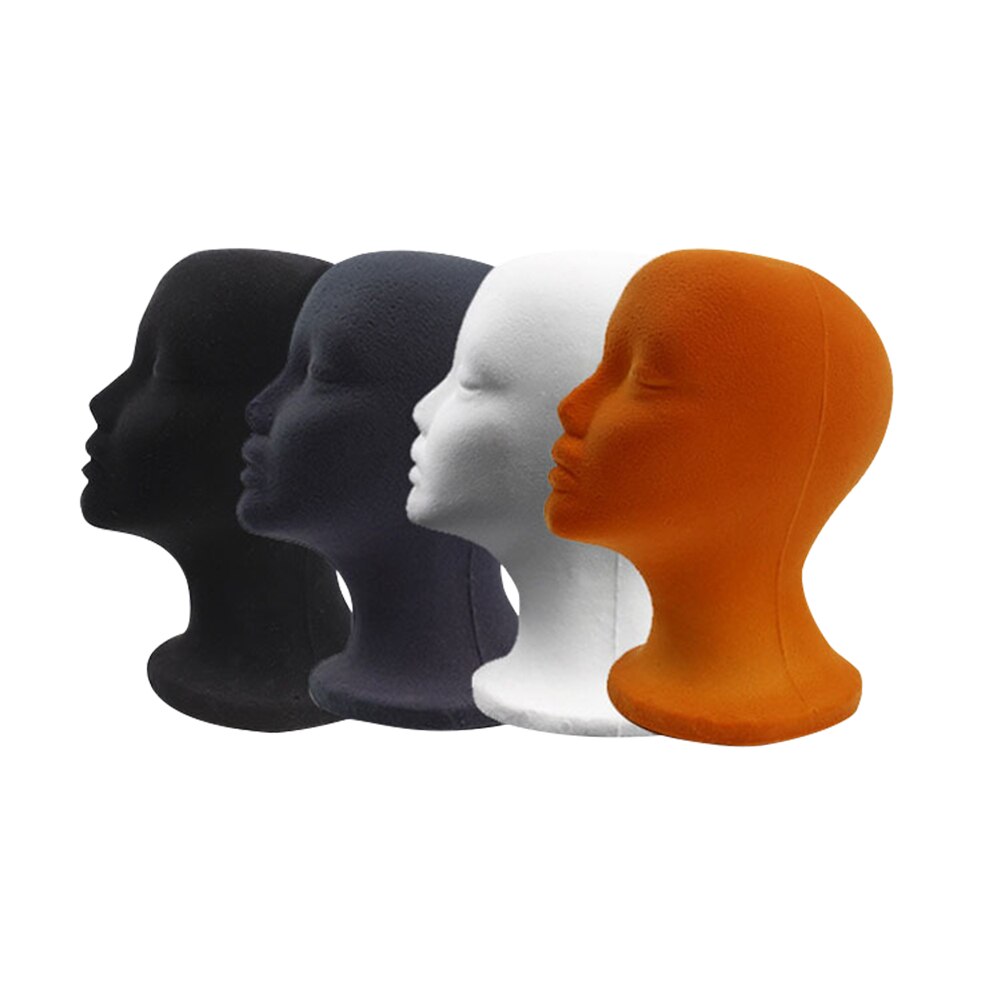 Female Foam Head Model Wig Hat Headwear Display Stand Mount Styling Salon Mannequin Physical Shop Photograph Props