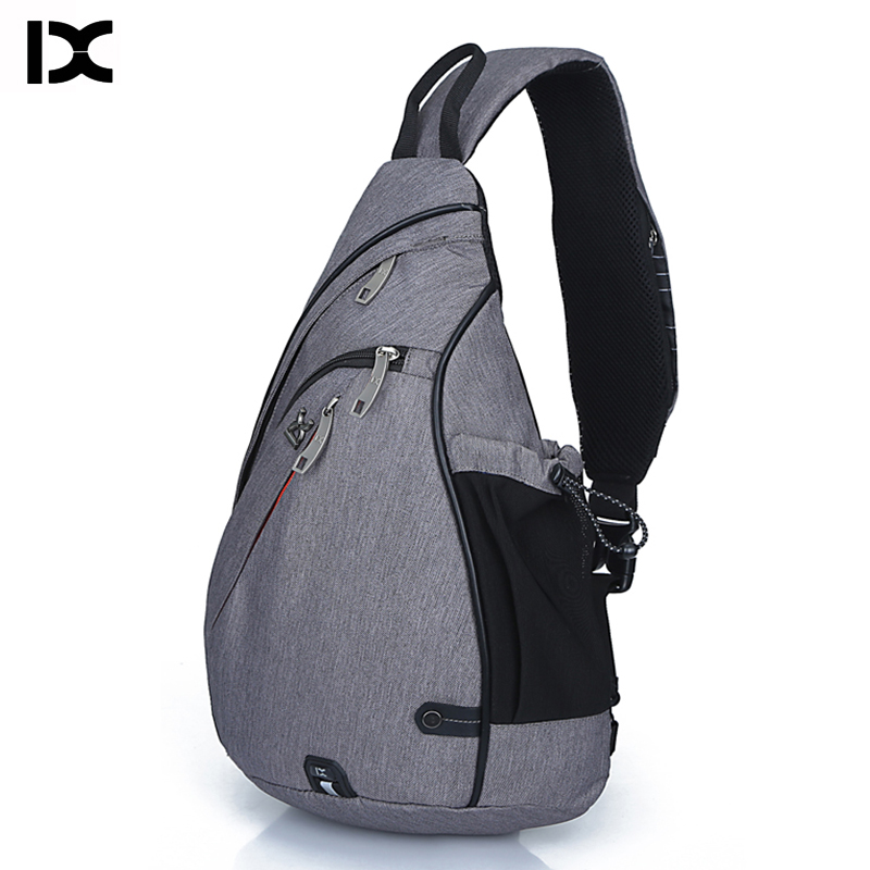 Brand Large Capacity Male Chest Bag Nylon Men School Bags Modern Shoulder Bag Unisex Crossbody Bags Messenger Pack