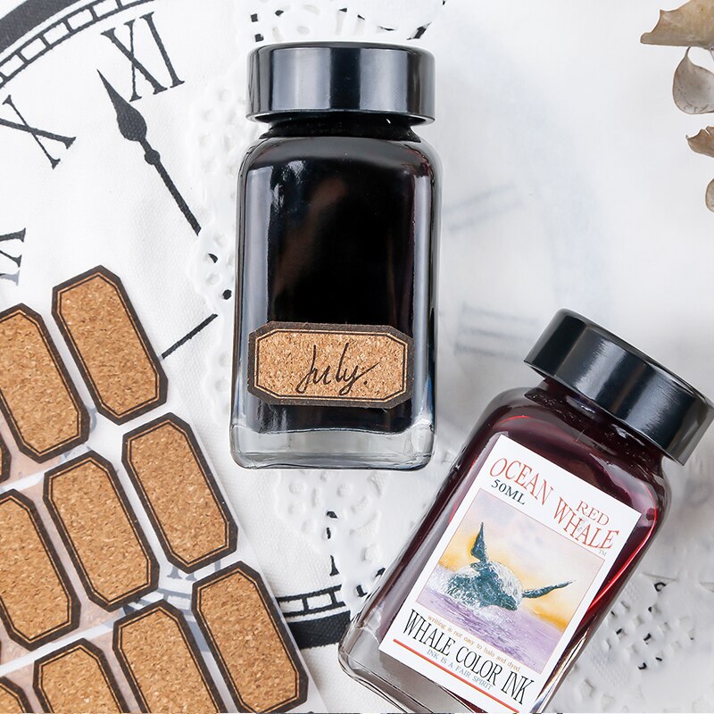 24/48 stuks handgemaakte houten etiketten, stickers, verpakkingsetiketten, afsluitlabels, keukenpotten, bekers, decoratieve labels, planner, album, zelfklevende sticker